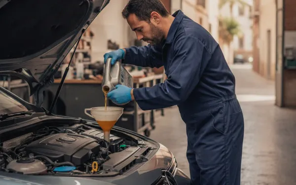 Imagen ilustrativa de mantenimiento del coche en Taller Málaga